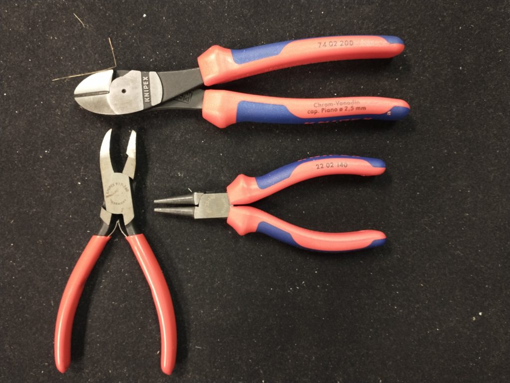 a trio of knipex pliers